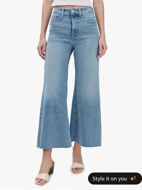 NWOT Madewell flared wide-leg jeans